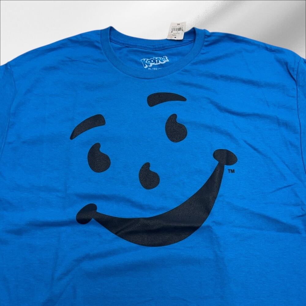 Kool-Aid Blue Smiley Face T-Shirt MENS XL
